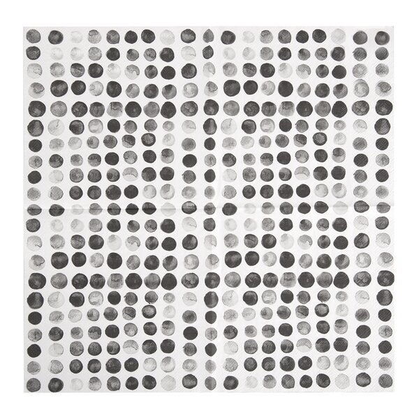 Servírovacie obrúsky bodky 33x33 cm