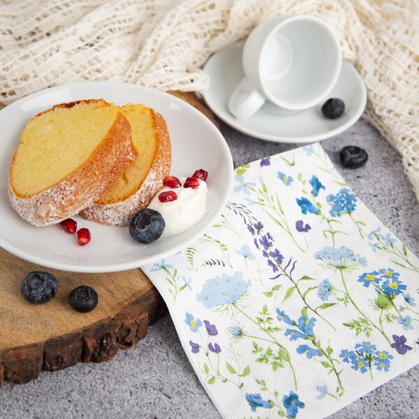 Servírovacie obrúsky kvety