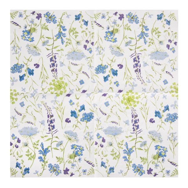 Servírovacie obrúsky kvety