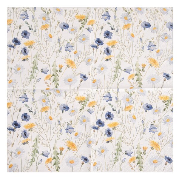 Servírovacie obrúsky jarné kvety