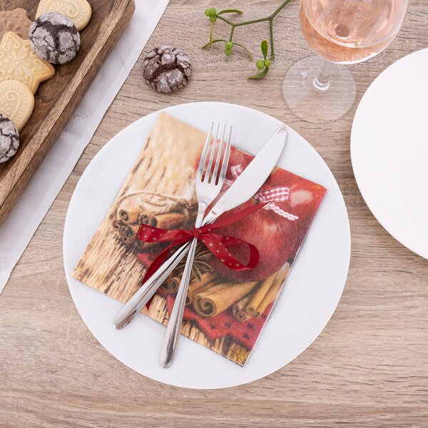 Servírovacie obrúsky jabĺčka