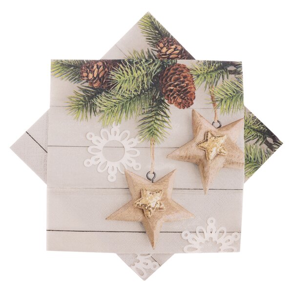 Servírovacie obrúsky hviezdy