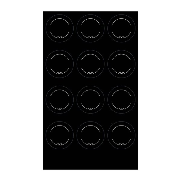 Samolepky na koreničky BLACK