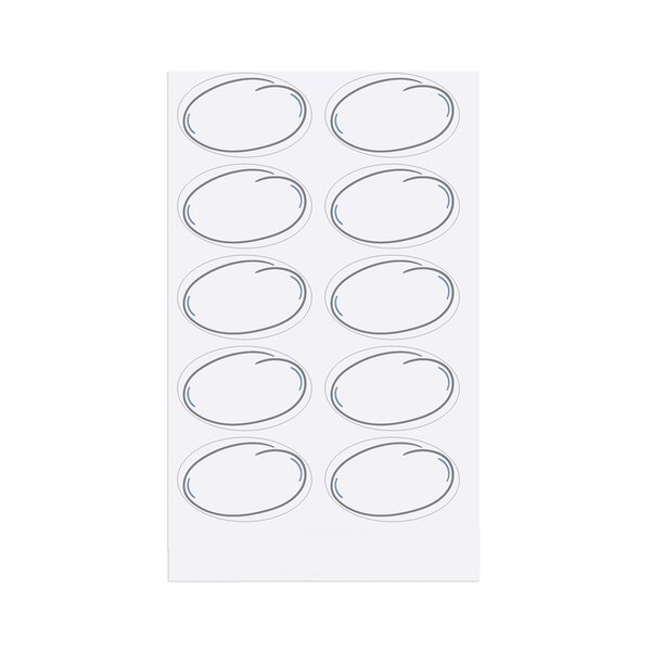 Samolepky na dózy prázdne