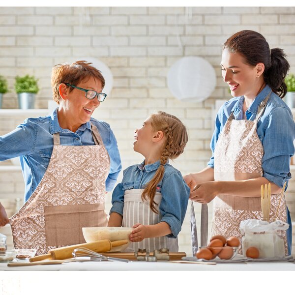 Kuchynská zástera Beige