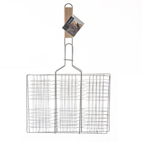 Grilovacia mriežka na hamburgery 36x22,5 cm