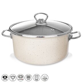 Kastrol GRANDE COPPER s poklicí 4,5 l