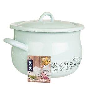 Hrniec LÚKA zelený s pokrievkou 4,8 l