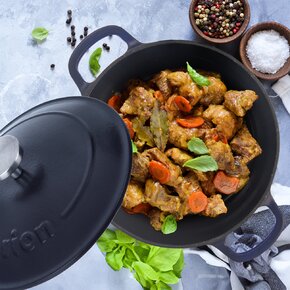 Hrniec s pokrievkou LIATINA SMALT 5,2 l