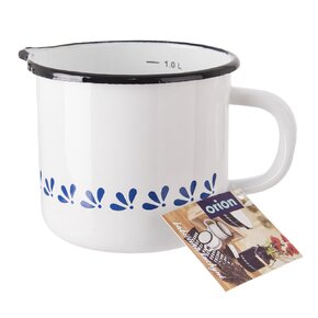 Hrnček MODROBIELA 1,2 l