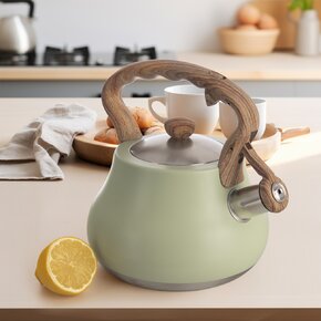 Čajník s píšťalkou GREENISH 3 l