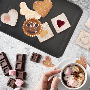 Vykrajovačka štvorec srdiečko