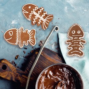 Vykrajovačka ryba kostra