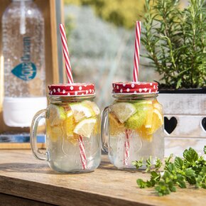 Pohár s viečkom a slamkou 0,45 l