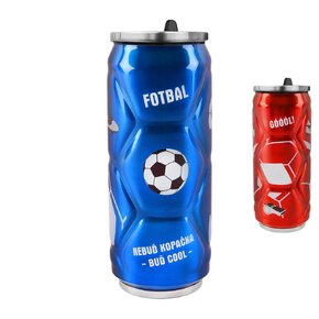 Termoska plechovka FUTBAL 0,5 l