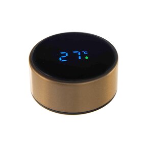 Termoska s teplomerom 0,45 l zlatá