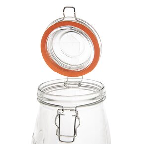 Dóza s klipovým uzáverom Bela 1,5 l srdce