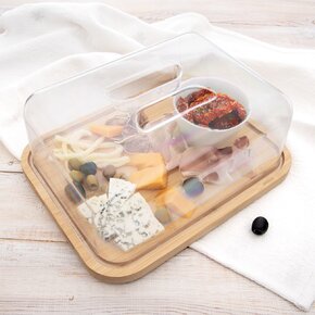 Servírovacia doska s poklopom 28x22x11 cm