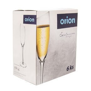 Pohár na sekt Exclusive 0,18 l 6 ks