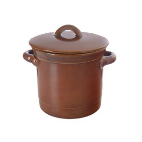 Hrniec na sadlo s vekom 1,1 l 