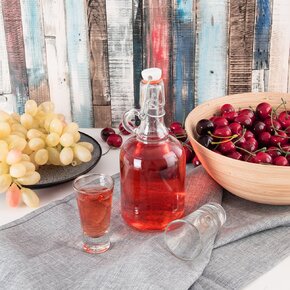 Demižón s klip uzáverom 0,5 l