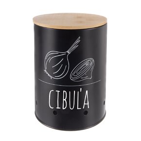 Dóza pr. 13 cm Cibuľa BLACK