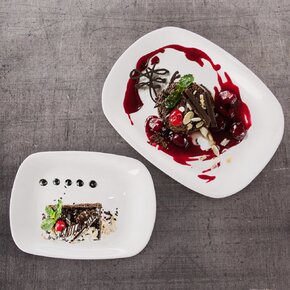 Servírovací tanier LUNA 22x16 cm