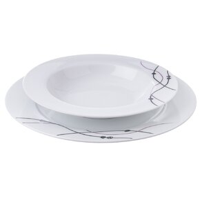 Jedálenská sada vlnky 18 dielov