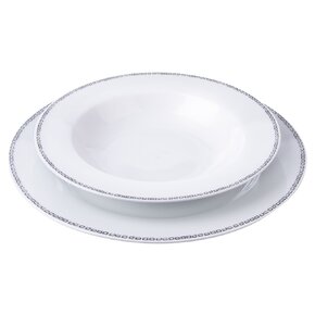 Jedálenská sada štvorečky 18 dielov