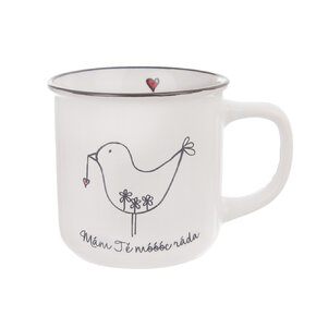 Hrnček Bird Mám tě rád/a 0,37 l