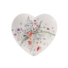 Dezertný tanier MAK srdce 17,5x17 cm