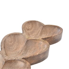 Servírovacia miska delená MANGO srdce