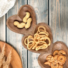 Servírovacia miska delená MANGO srdce