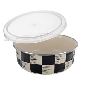 Miska ŠACHOVNICA Lem s vekom pr. 15,5 cm