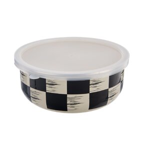 Miska ŠACHOVNICA Lem s vekom pr. 19 cm