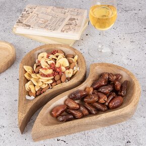 Servírovacia miska delená MANGO srdca