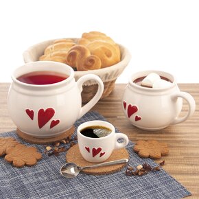 Hrnček krajáč SRDIEČKA 0,45 l