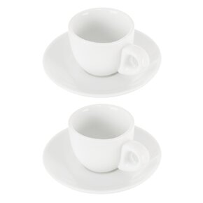 Hrnček s podšálkou MONA 0,08 l 2 ks