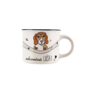 Hrnček NEKONEČNÁ LÁSKA pes 0,1 l