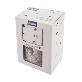 Hrnček s ponožkami NEKONEČNÁ LÁSKA 0,35 l pes