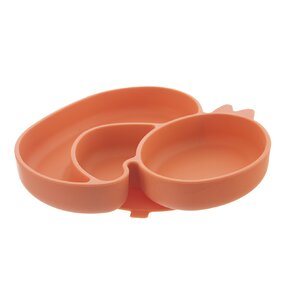 Delený detský tanier kačička 19,5x19 cm