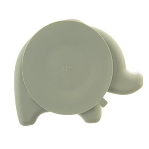 Delený detský tanier slon 23x18 cm