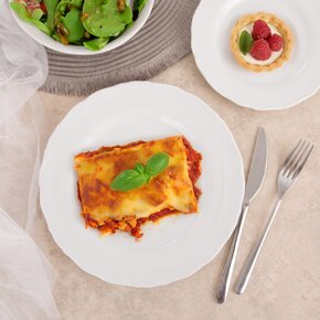 Plytký tanier MONA lem pr. 24,5 cm