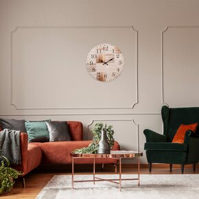 Hodiny nástenné Drevo pr. 33,5 cm