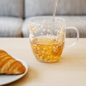 Dvojstenný hrnček DOUBLE kvety 0,35 l