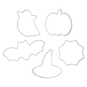 Vykrajovačky tekvica Halloween sada 5 ks