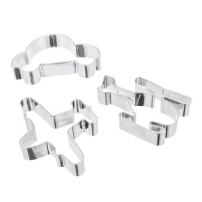 Vykrajovačka zem-vzduch sada 3 ks