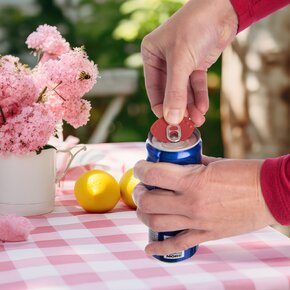 Otvárač-krytka na nápojové plechovky 6 ks