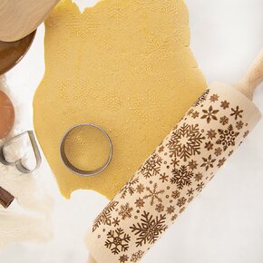 Valček na cesto VLOČKA 20 cm 