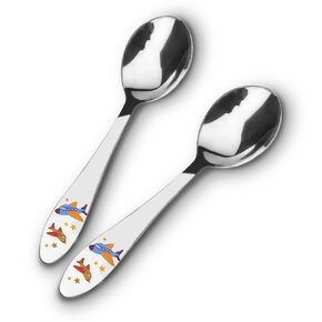 Polievková detská lyžica lietadlá 1 ks